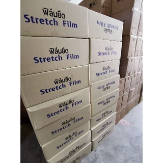 (1ม้วน) ฟิล์มยืด พันพาเลท Strecth Film สีดำ หนา 25 ไมครอน กว้าง 50 cm. x ยาว 300 m. หนักมาตรฐาน
