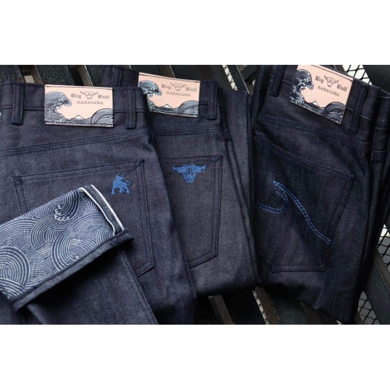 กางเกงยีนส์ BIGBULL DENIM รุ่น KANAGAWA แบรนด์แท้100% แถมกระเป๋ายีนส์ฟรี