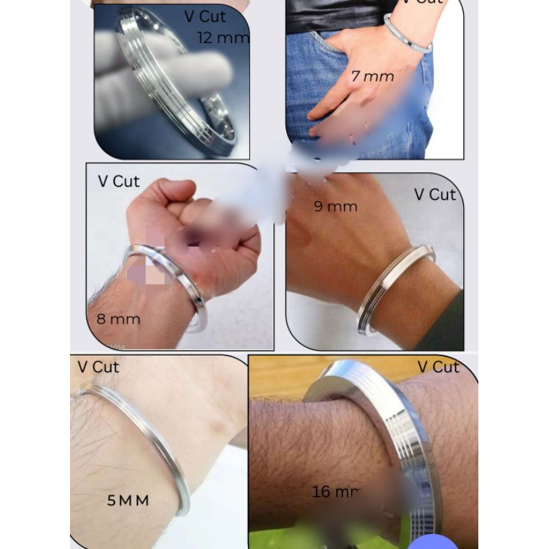 kada shikh bangle from India made by metal 5mm,7mm,8mm,12mm shikh กำไลข้อมือจากอินเดียทำจากโลหะ 5 มม.,7 มม.,8 มม.,12 มม