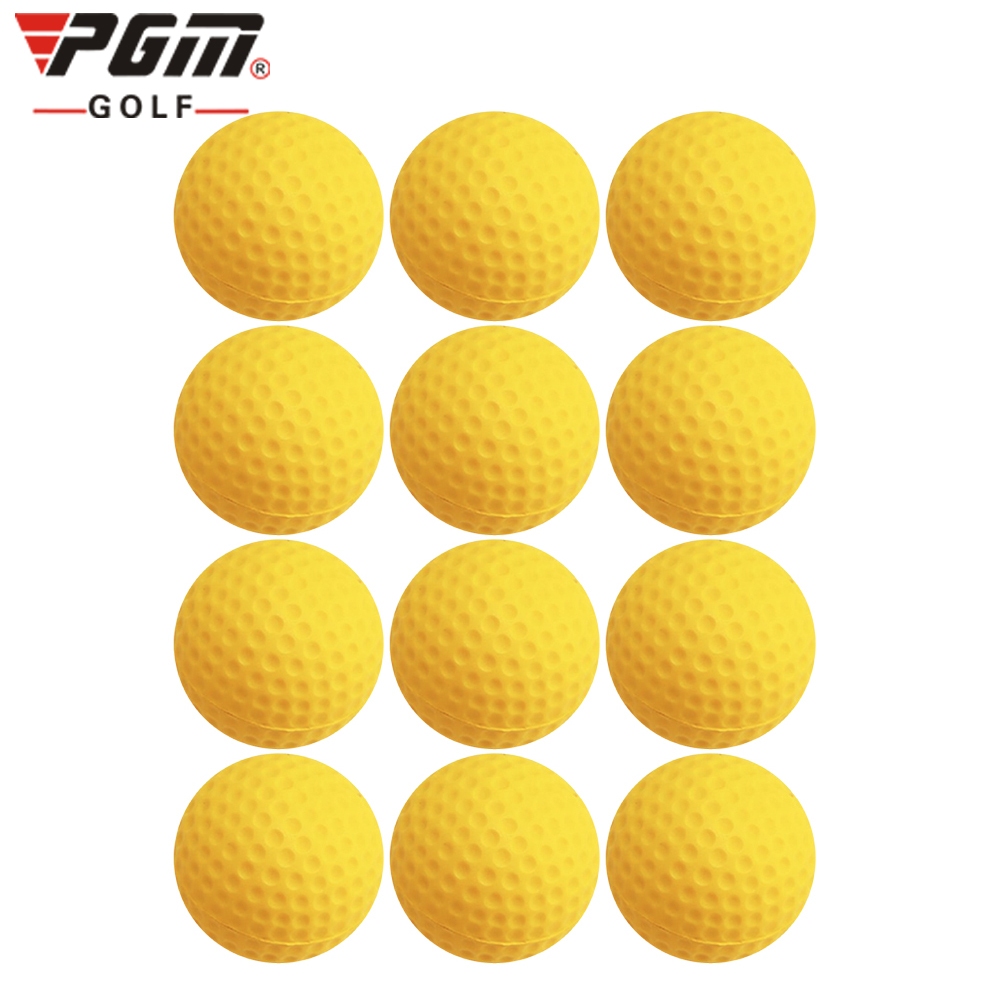 [11GOLF] 12Pcs X PGM Q008 Golf Ball PU ลูกกอล์ฟ สำหรับฝึกซ้อมกอล์ฟ ในที่ร่ม