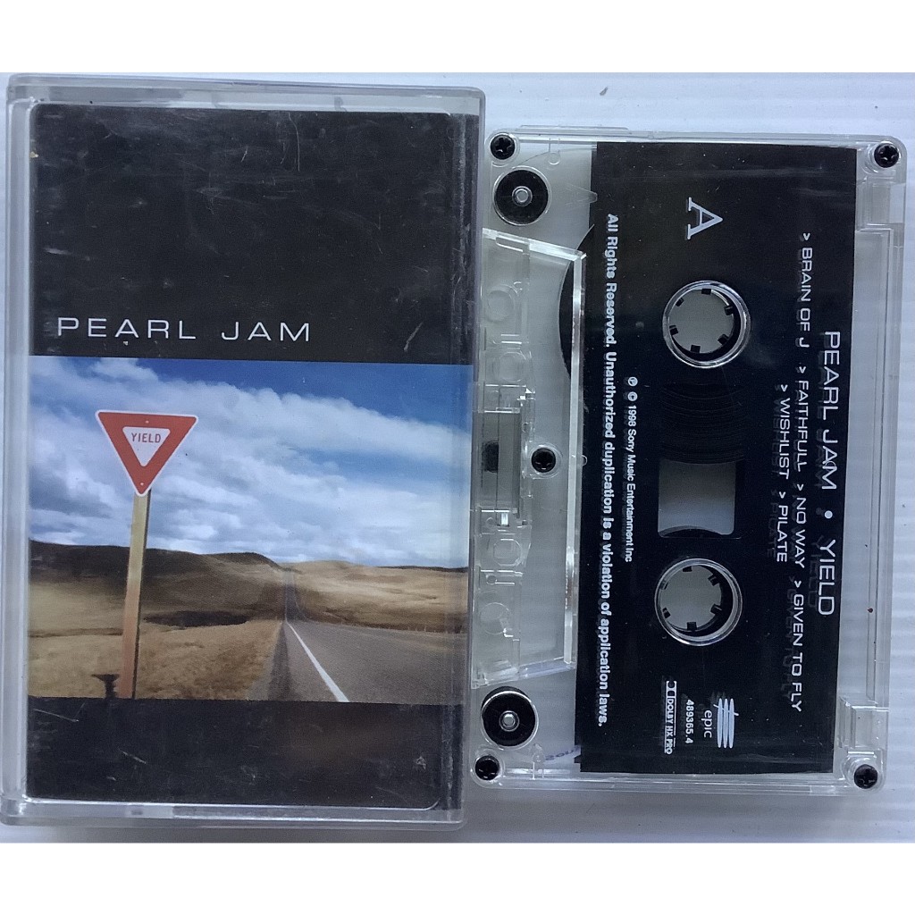Cassette Tape เทปคาสเซ็ตเพลง Pearl Jam อัลบั้ม Yield ลิขสิทธิ์