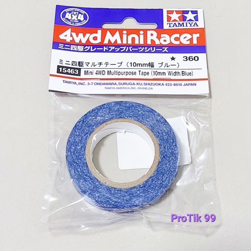 เทป Tamiya แท้ % 15463 Mini 4wd Multipurpose Tape (10mm. Width/Blue)
