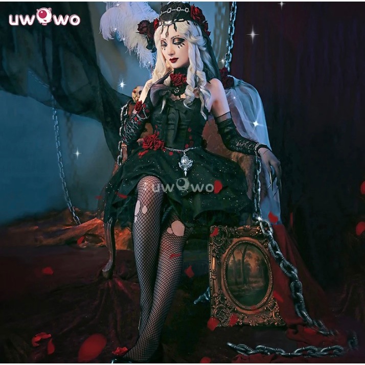 UWOWO Collab Series Game Identity V Psychologist Everlasting Night Ada Mesmer Costume Cosplay Costume