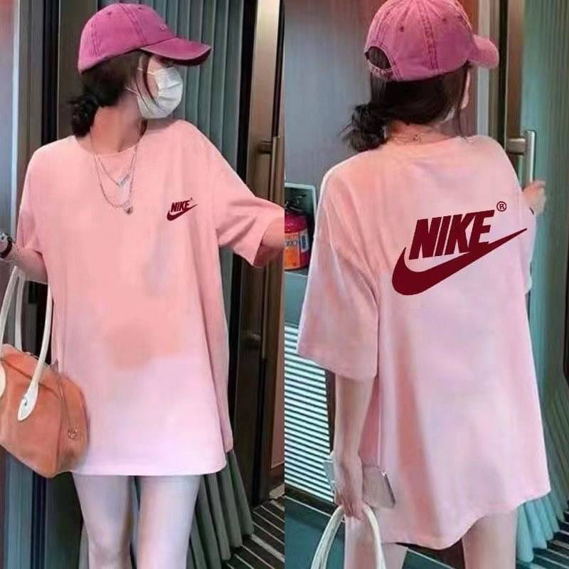 เสื้อยืด Nike งานใหม่ใส่เป็นคู่กับแฟนผ้าคอตตอน  มี 4 สี : ฟ้า ชมพู ดำ ขาว  ขนาด : อก 39” ยาว 25”