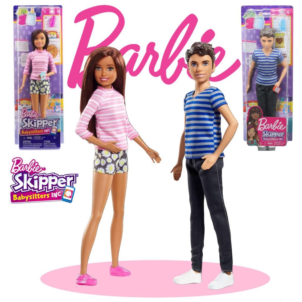 (ลดล้างสต๊อก) ตุ๊กตา Barbie Skipper Babysitters INC เซ็ตพี่เลี้ยงเด็ก (ของแท้จาก Mattel) 956 #