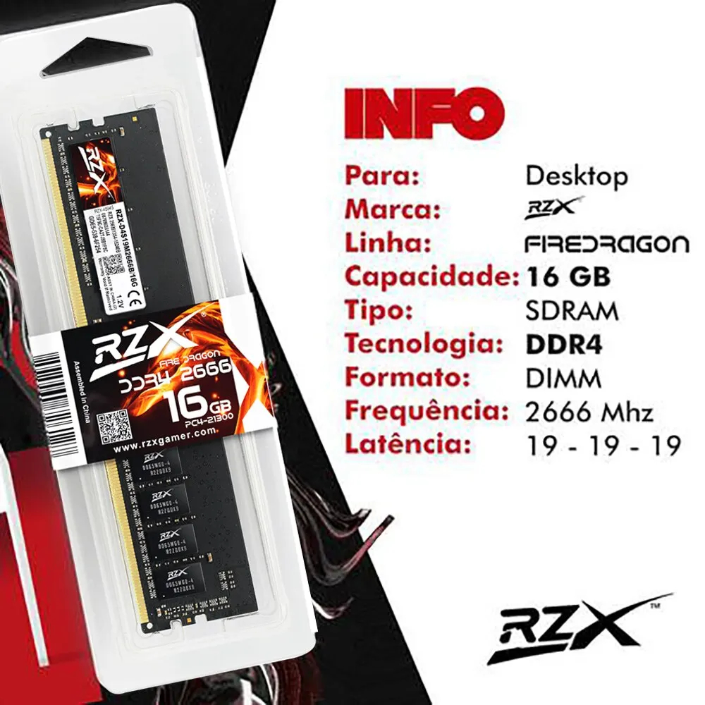 แรม PC DDR4 16GB บัส 3200