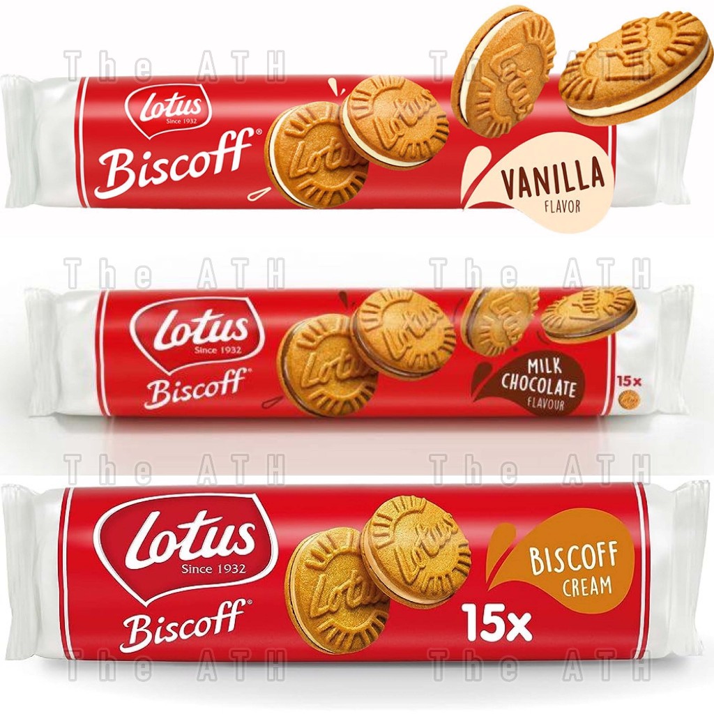Lotus Biscoff Sandwich 110 g. 1 แพ็ค มี 11ชิ้น