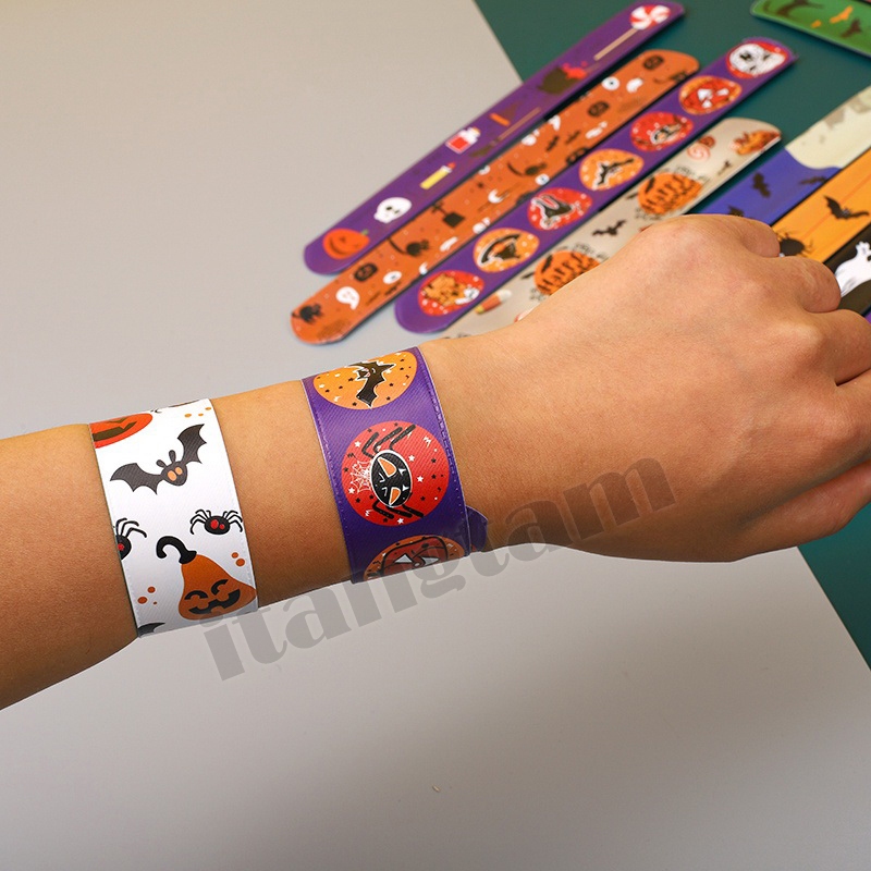 ส่งไวจาก กทม. สายรัดข้อมือ งานปาร์ตี้ ลวดลาย ฮาโลวีน (สุ่มลาย) - รูปที่ 6