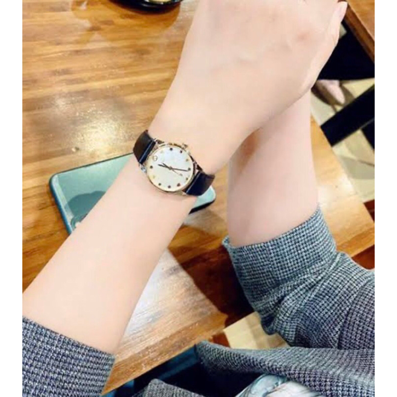 New Watch G-Timeless Gucci Ya126589 🐝Black Ladies women watch  29mm ประกัน 2 ปี ทั่วโลก