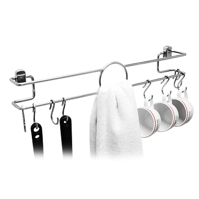 VRH ตะขอแขวนผ้าสแตนเลส 304 แบบ 8 ตัว HW206-W206J รุ่น W206J