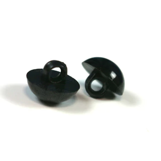 (พร้อมส่ง)ตากระดุม ตากระดุมพลาสติก สีดำ ขนาด 8 mm/ 9 mm/ 10 mm/ 11.5 mm/ 12.5 mm และ 15 mm