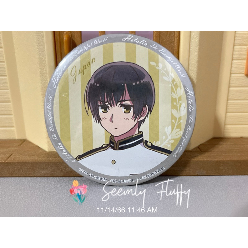 เข็มกลัด ฮอนดะ คิคุ พลังอักษะ เฮตาเลีย Kiku Honda Hetalia Axis Powers 7.5 cm.