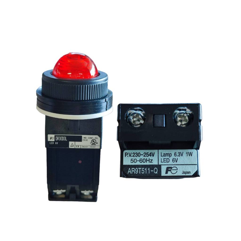 Pilot Lamp ยี่ห้อ Fuji Electric รุ่น DR30D0L ของแท้ Made in Japan