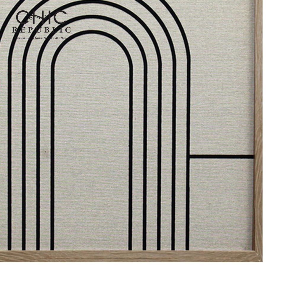 ภาพติดฝาผนัง CHIC REPUBLIC รุ่น HATHOR-C/50X70 สีไม้ธรรมชาติ/หลากสี_1