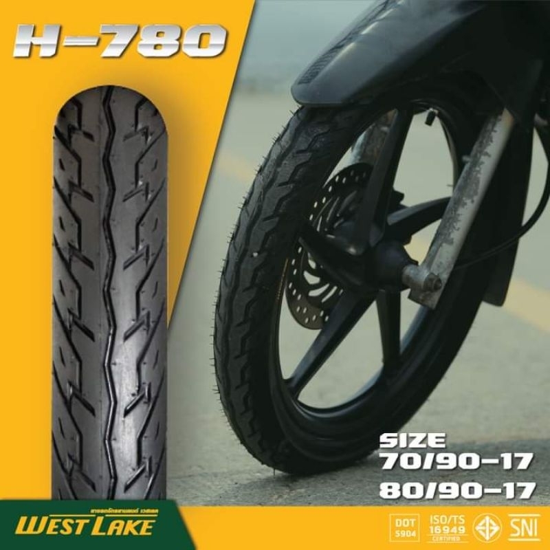 ยางนอก Weat Lake ลายเวฟ125i ปลาวาฬ 70/90-17หน้า80/90-17หลัง(1คู่)