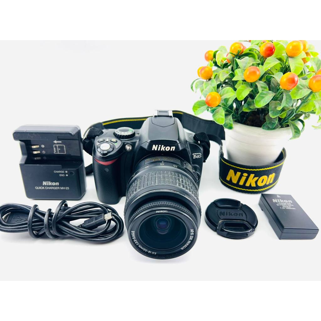 กล้องดิจิตอล Nikon D40 สีดำ มือสอง