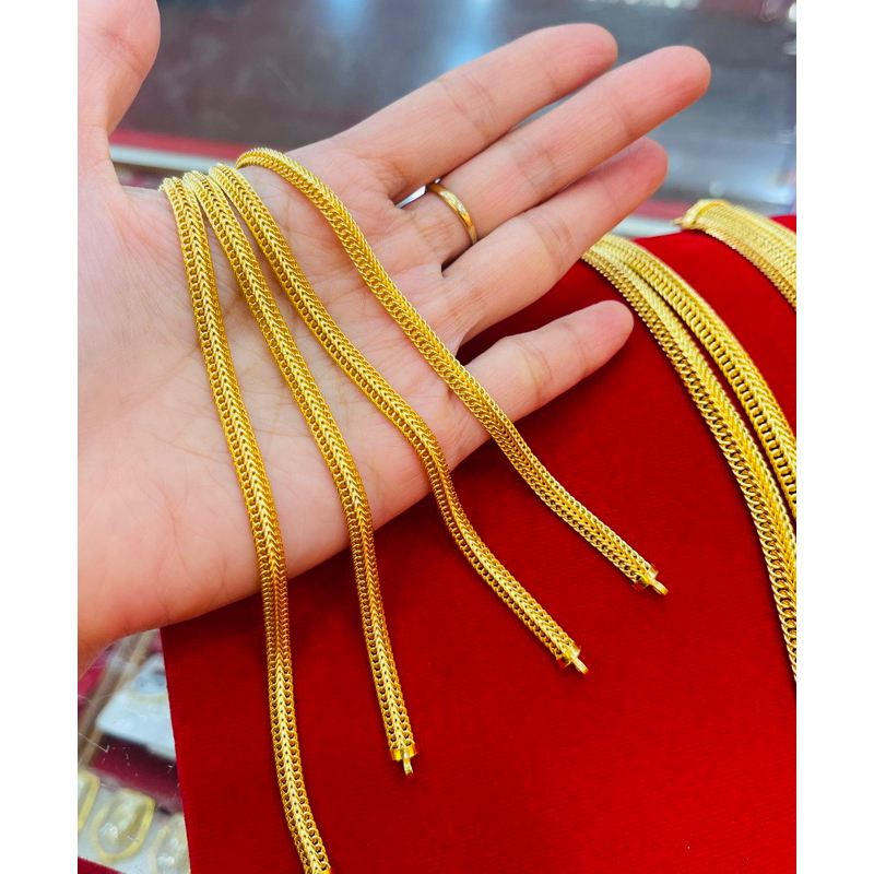 KMDGOLDสร้อยข้อมือ1สลึง ทองแท้พร้อมใบรับประกัน