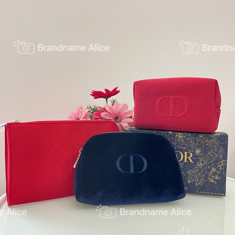 แท้💯 กระเป๋า Dior pouch ครัช &amp; กระเป๋าเครื่องสำอางค์ มีหลายแบบค่ะ