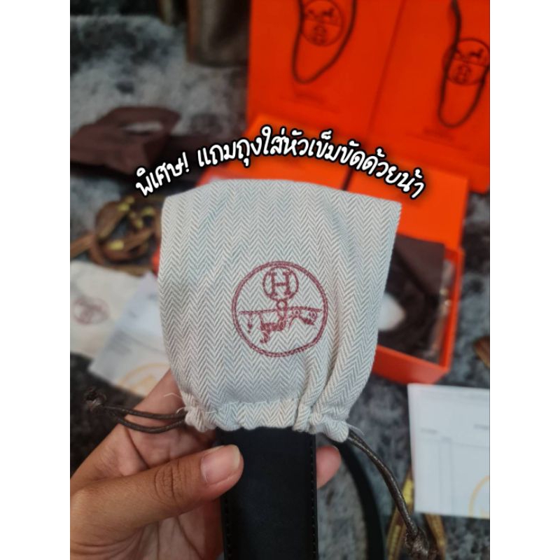 พร้อมส่ง เซตเข็มขัด เฮอ ลายหนัง มาพร้อมกล่อง+อุปกรณ์