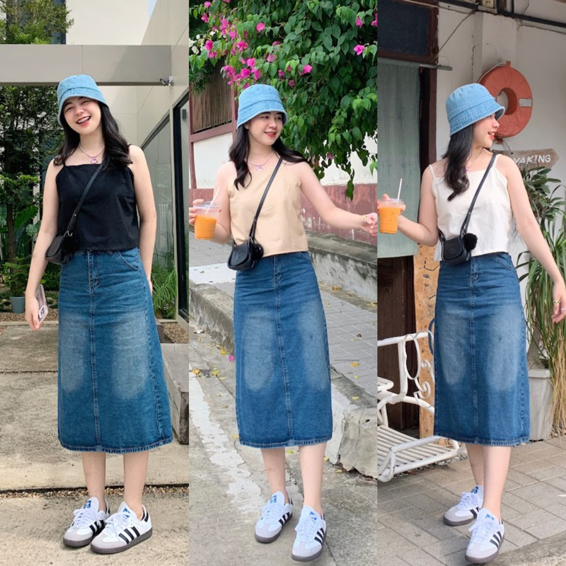 See you🐰 เสื้อครอปสายเดี่ยวร้อยเชือกผ้าฝ้าย เสื้อสายเดี่ยวแฟชั่น Manee.cotton