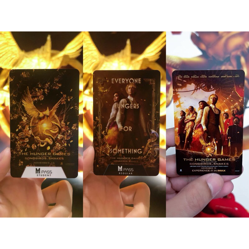 (Liveลด50%) บัตรสะสม The Hunger Games: The Ballad of Songbirds & Snakes บัตรสมาชิก MPASS และ บัตร IM