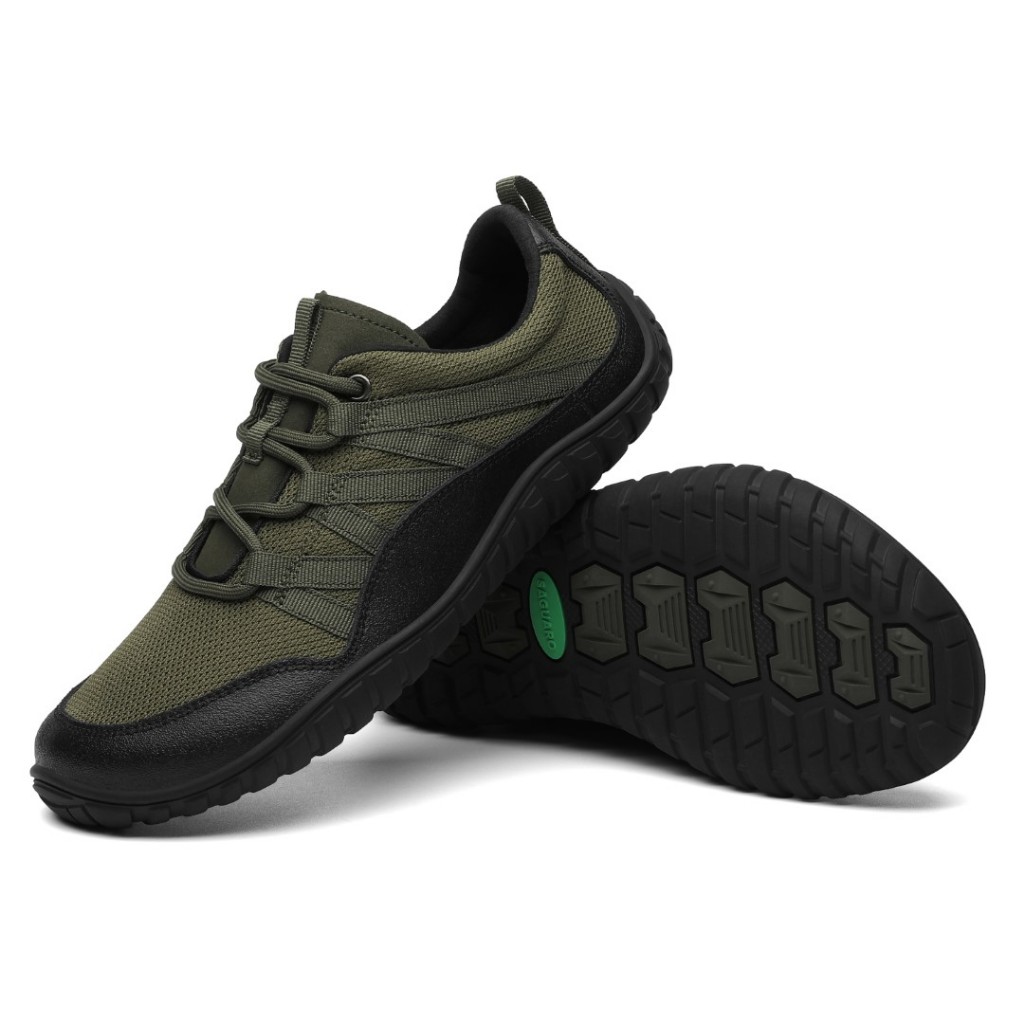 รองเท้า Saguaro Forestep หน้ากว้าง แบบลำลอง สไตล์มินิมอล barefoot shoes สีเขียว