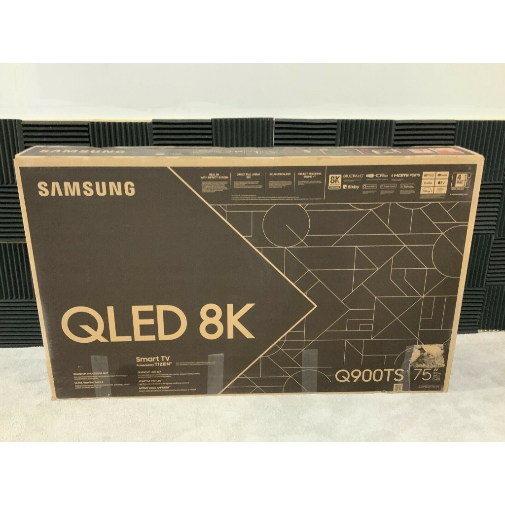 Samsung Q900TS 75 QLED Smart TV (8K) QN75Q900TSFXZA New Open Box
