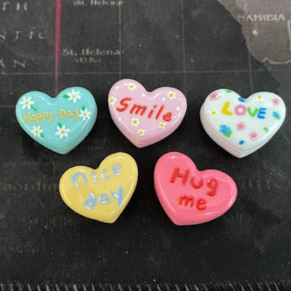 แม่เหล็ก เรซิ่น หัวใจ Heart Magnet