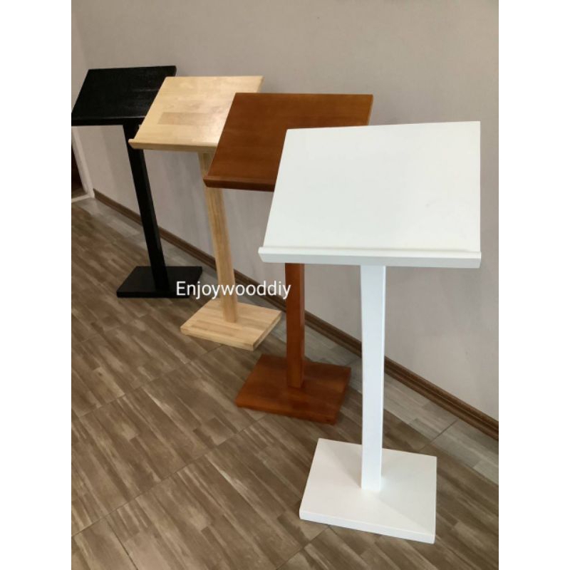 สแตนวางเมนู MENUSTAND WOOD เมนูสแตนไม้ ขาตั้งเมนู แท่นวางเมนูอาหาร ไม้ยางพารา งานคุณภาพดี ประกอบได้ วางเมนู A4 ได้2แผ่น - รูปที่ 3