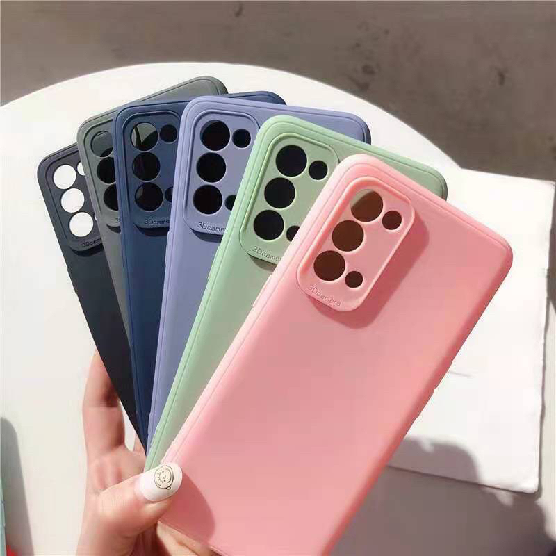 เคสสีพาสเทสกันกระแทกOPPO A16/A92/A93/A94/A95/A54/A74/A95