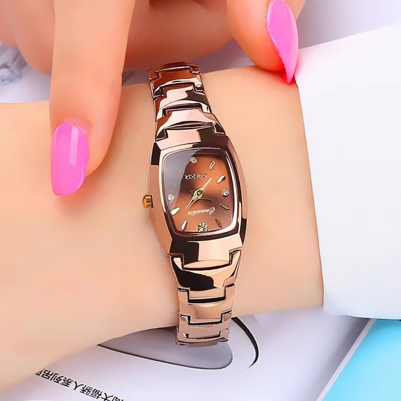 🔥สินค้าพร้อมส่ง🔥นาฬิกาเหล็กกันน้ำสไตล์เกาหลีแฟชั่นสำหรับผู้หญิง