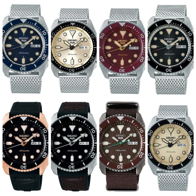 นาฬิกาข้อมือ Seiko New5 Sports Automatic ลงทะเบียนเพิ่มประกัน3ปี