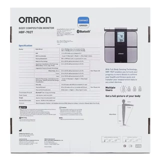 OMRON เครื่องชั่งน้ำหนักและวัดมวลกาย HBF-702T ออมร่อน 365wecare