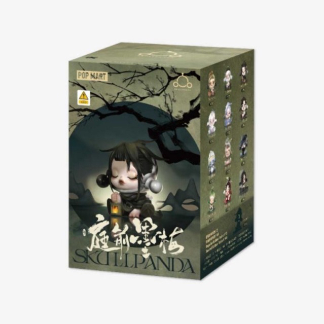 (Live/วีดิโอลด100฿) กล่องสุ่มพร้อมส่ง SKULLPANDA The Ink Plum Blossom Series : Pop Mart