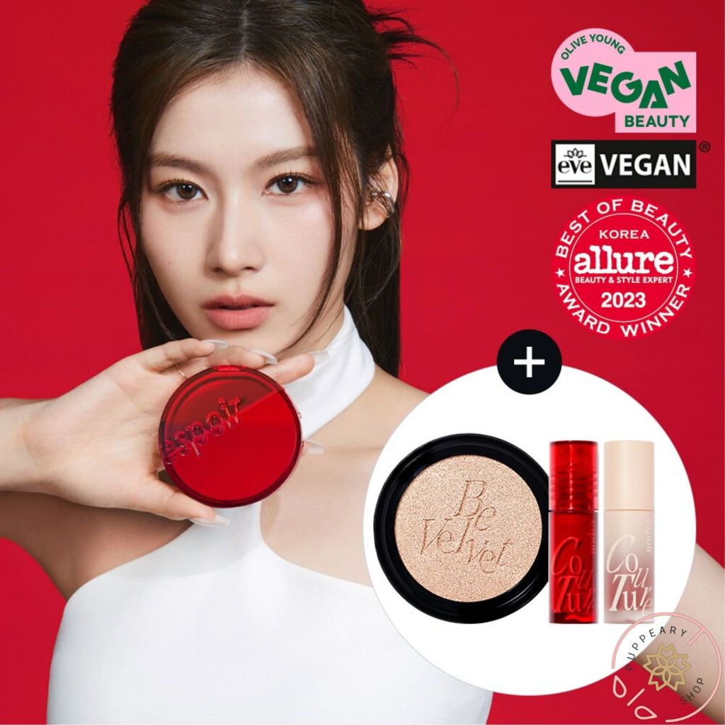 ( แท้/พร้อมส่ง /อ่านรายละเอียดก่อนสั่ง) ESPOIR PRO TAILOR BE VELVET COVER CUSHION SPF34 PA++