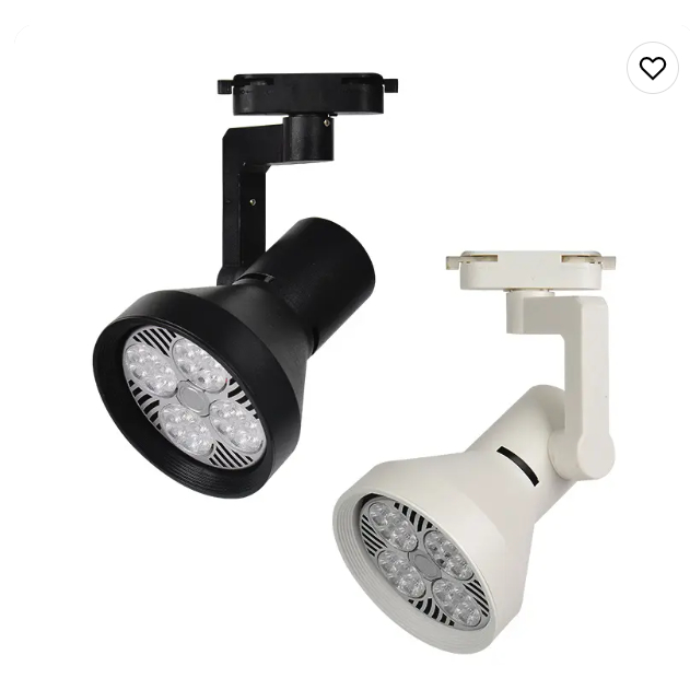 โคมแทรคไลท์ โคมเข้ารางTrack light (โคมเปล่า)ขั้ว E27แสงดำและขาว