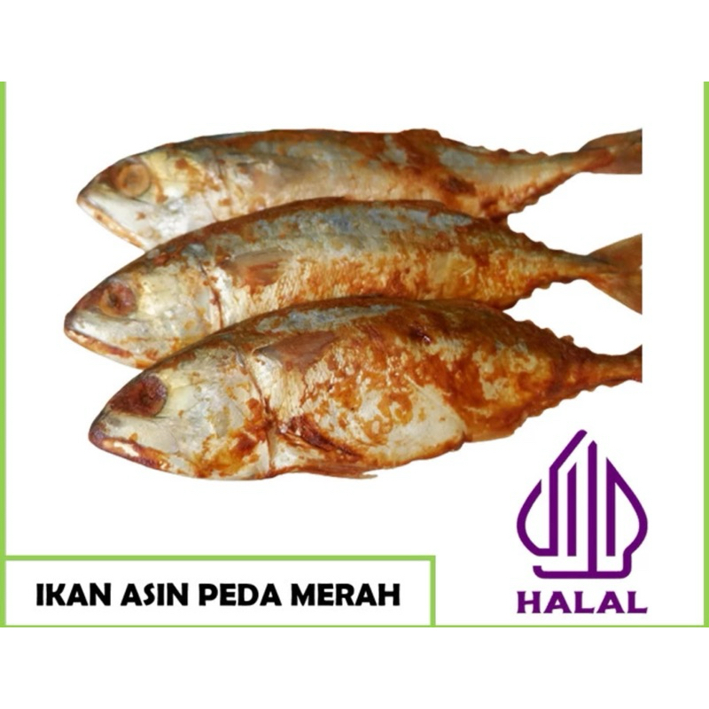 Indonesia Ikan Asin Peda Merah / Salted Mackerel Fish 250 gram