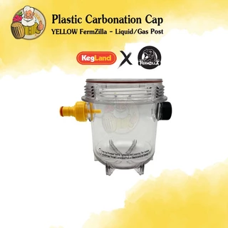 [Kegland] ฝาคาร์บอเนต สำหรับถังหมัก FermZilla Liquid / Gas Plastic Carbonation Cap RED / YELLOW