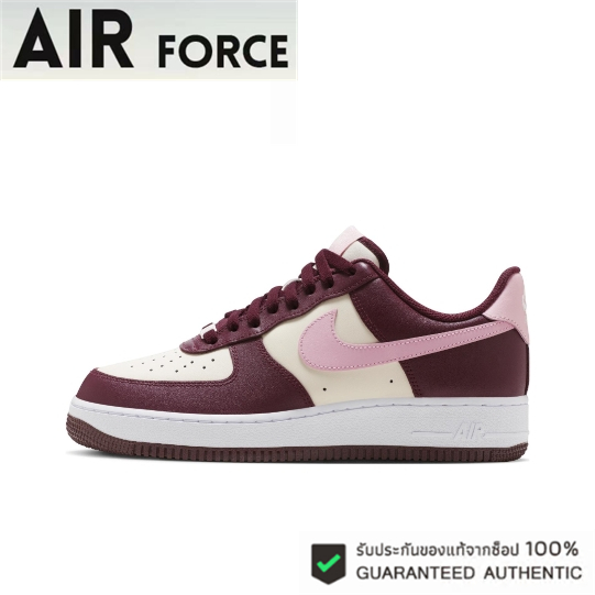 Nike Air Force 1 Low '07 Valentine's Day Flowers  Red and white ของแท้ 100%