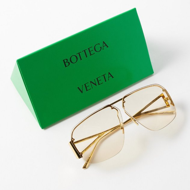 แว่นกันแดด Bottega Veneta รุ่นยอดฮิตเซเลปดารา(หายาก rare) รหัสBV1065S ของแท้ รับประกันศูนย์ไทย2ปี พร้อมอุปกรณ์ครบset