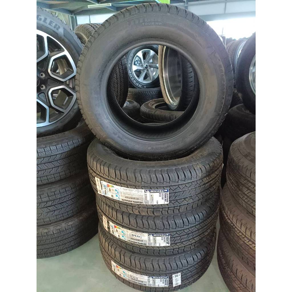 ยางMICHELIN 265/60R18 LATITUDE TOUR HP ยางใหม่ปี 23