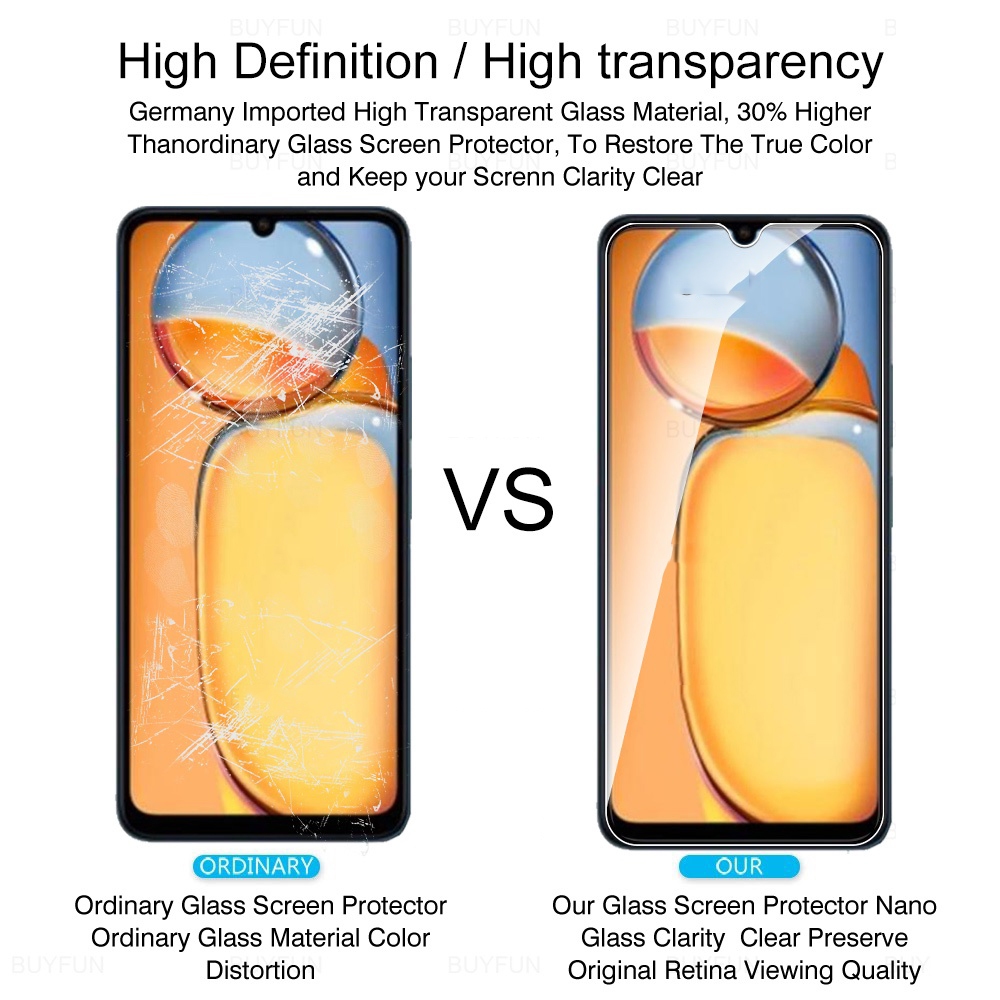 ตรงรุ่น Redmi 13C / Redmi 12C ฟิล์มกระจกเต็มจอ ติดง่าย สำหรับ XIAOMI 13C/12C/A1/A2Plus กระจกนิรภัยกันรอยหน้าจอ 005 - รูปที่ 2