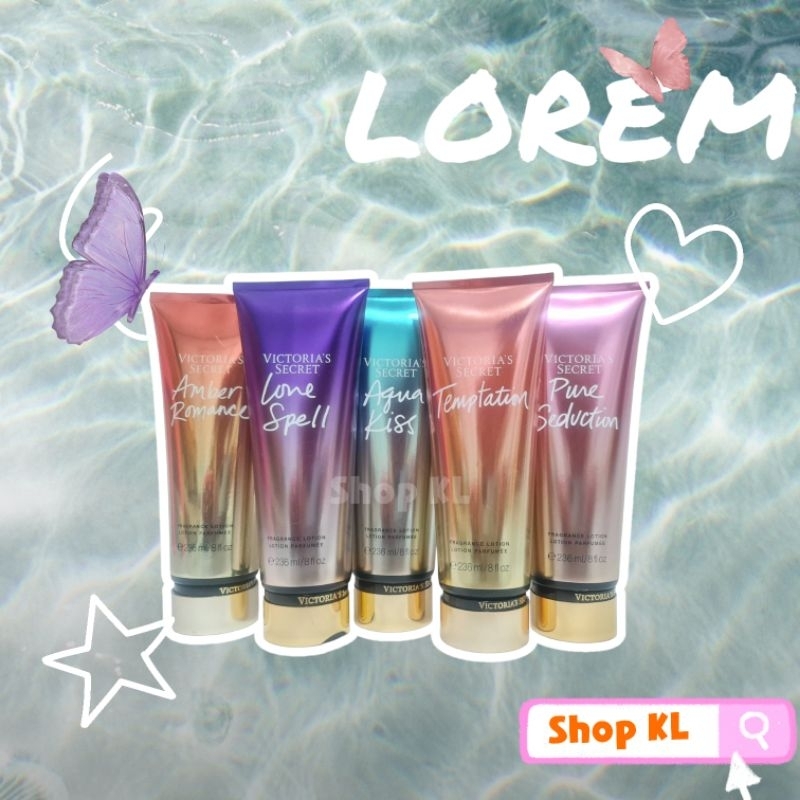 โลชั่น Victoria's Secret Fragrance Body Lotion 236ml. ครีมวิคตอเรียซีเคร็ท