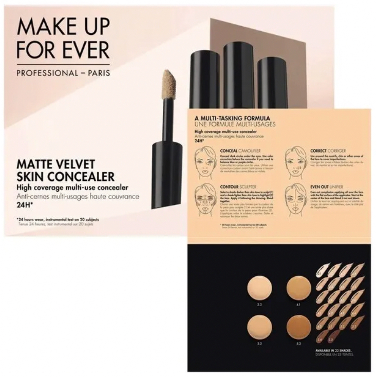 แท้💯% [Sephora US] Make Up For Ever Matte Velvet Skin Concealer