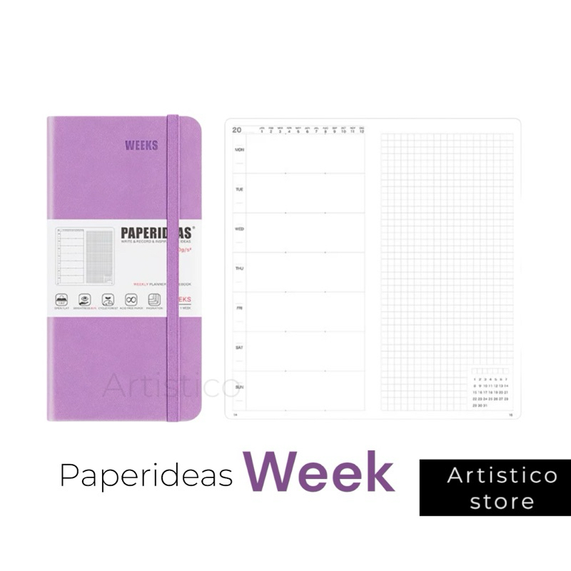 PAPERIDEARS Weekly Plan สมุดโน้ต Weekly