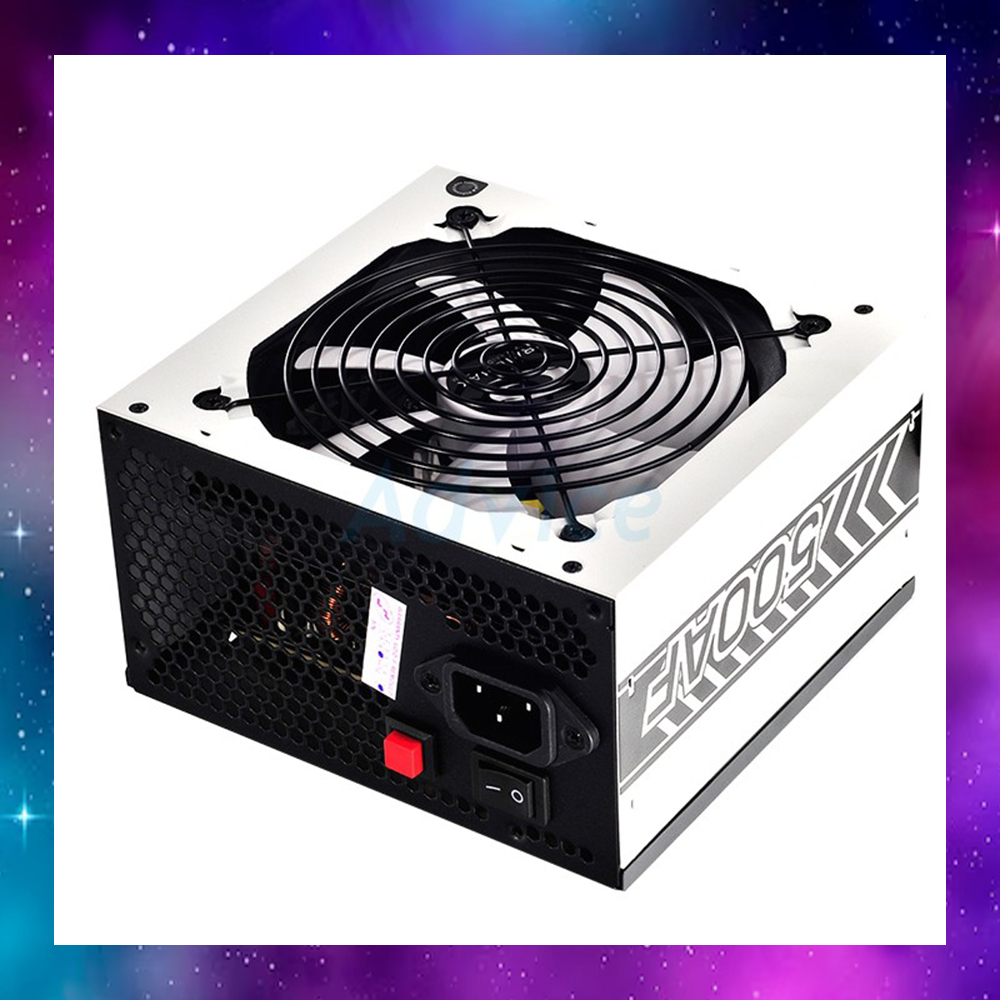 POWER SUPPLY (อุปกรณ์จ่ายไฟ) (80+ Bronze) RAIDMAX RX-500AF 500W ใช้งานได้ปกติ สภาพตามรูป