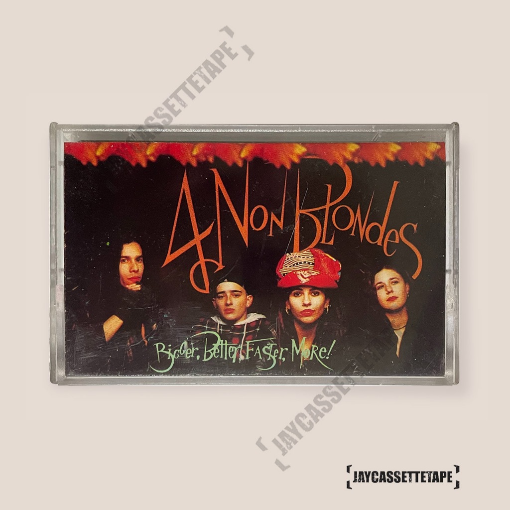 4 Non Blondes อัลบั้ม : Bigger, Better, Faster, More! เทปคาสเซ็ท Cassette Tape