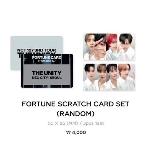 พร้อมส่ง  / Fortune Card Set - The Unity NCT127