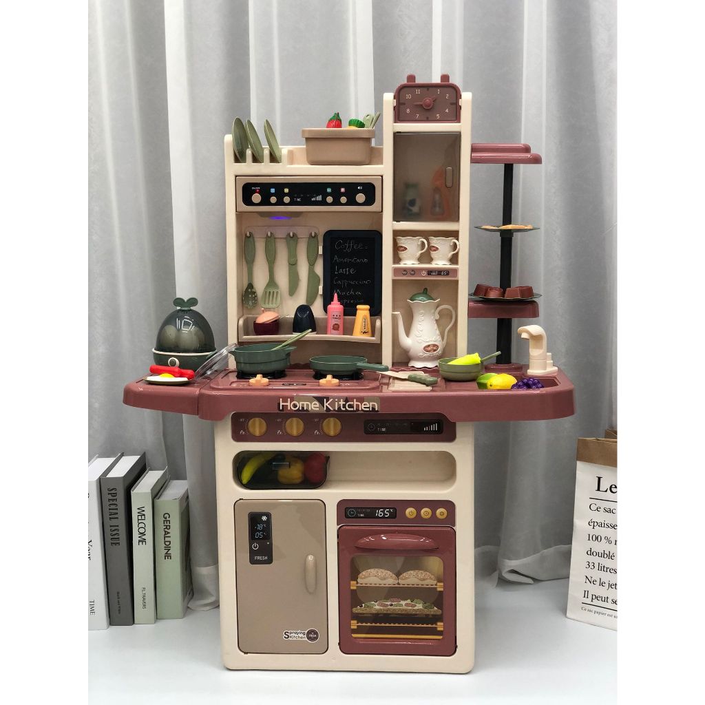 Kitchen Play Set *กล่องบรรจุบุบ* ชุดครัวของเล่น มีเสียง มีไฟ มีควัน | ของเล่นเสริมพัฒนาการ ของเล่นบทบาทสมมติ