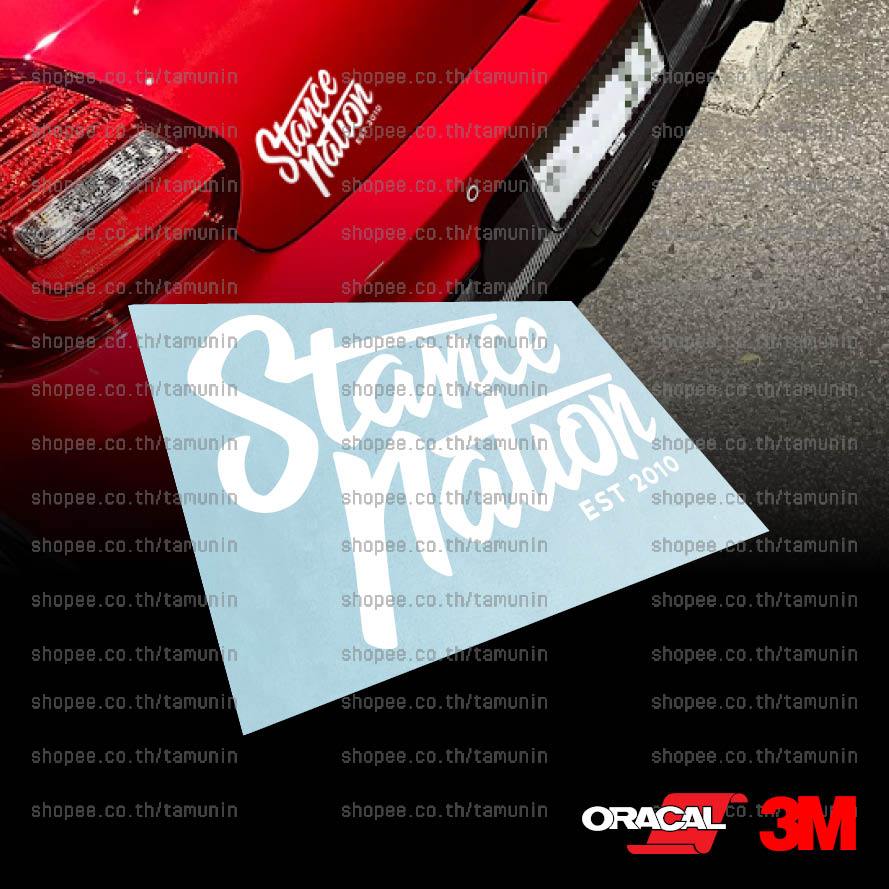สติ๊กเกอร์ แต่งรถ STANCE NATION